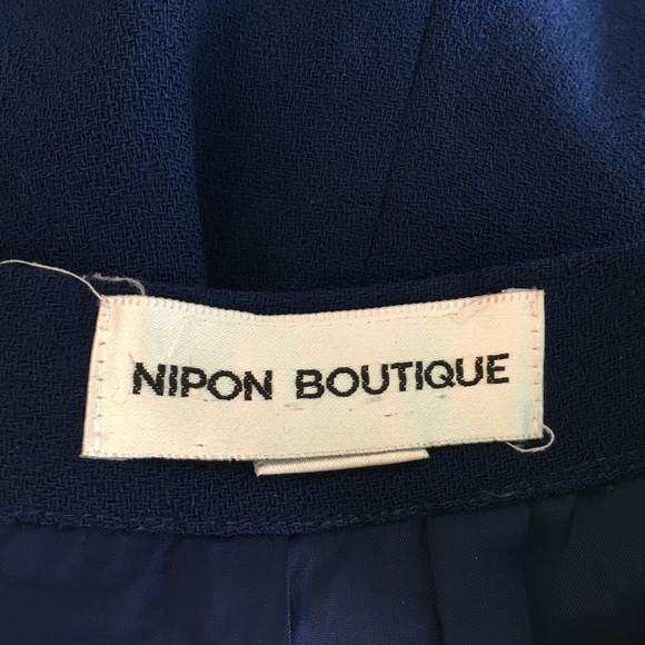 Vintage 1990s Nippon Boutique peacock blue 2-piece suit. - Picture 3 of 7